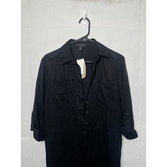 NEW Banana Republic Jumpsuit Petite Size 00 Black - Picture 2 of 8